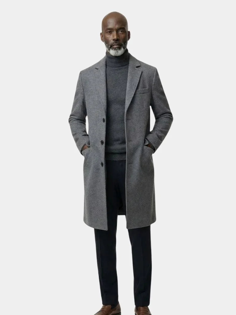 Mens Wool Blend Trench Coat | Savile & Co.