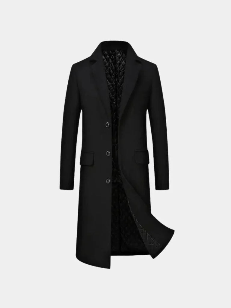 Mens Wool Blend Trench Coat | Savile & Co.
