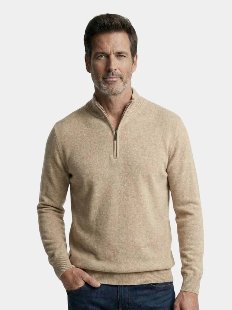 Merino Half Zip Sweater | Savile & Co.