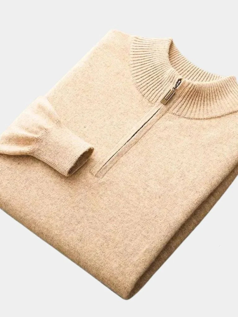 Merino Half Zip Sweater | Savile & Co.