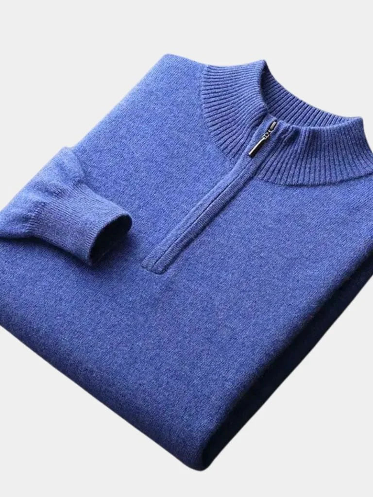 Merino Half Zip Sweater | Savile & Co.