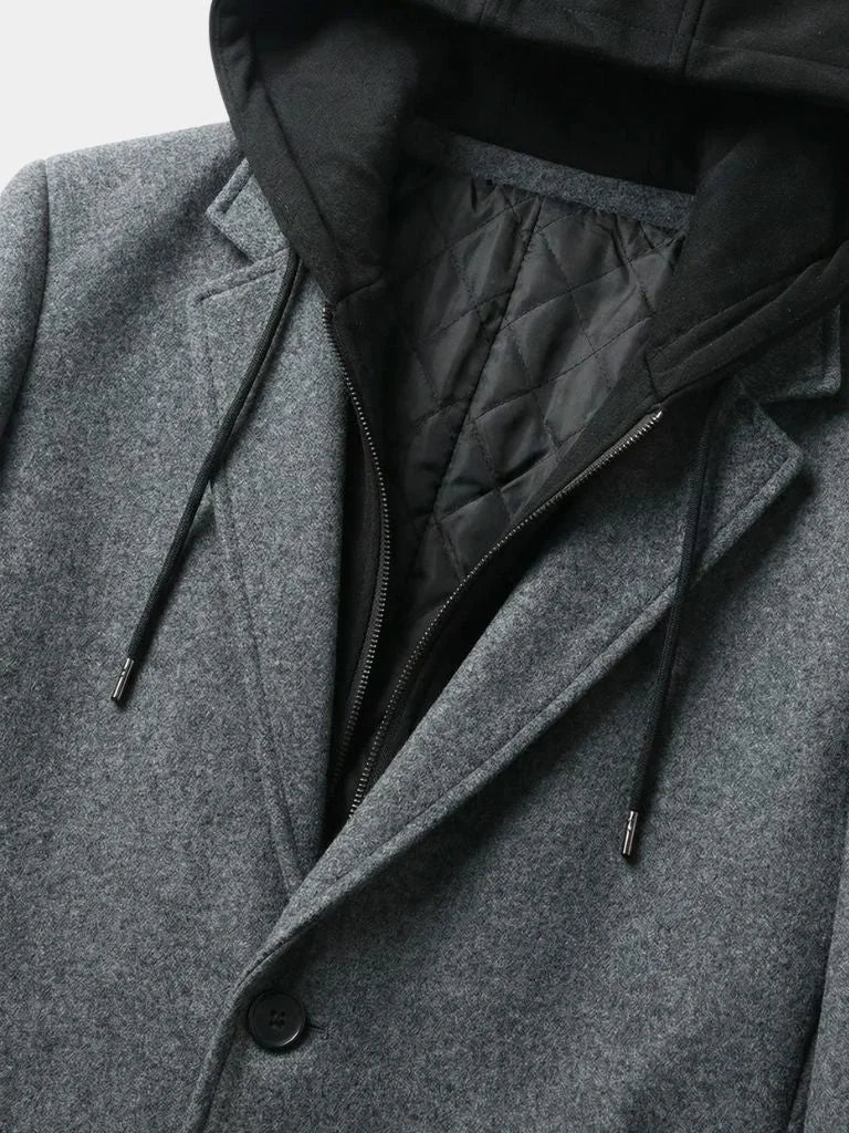 Metropolitan Hooded Overcoat | Savile & Co.