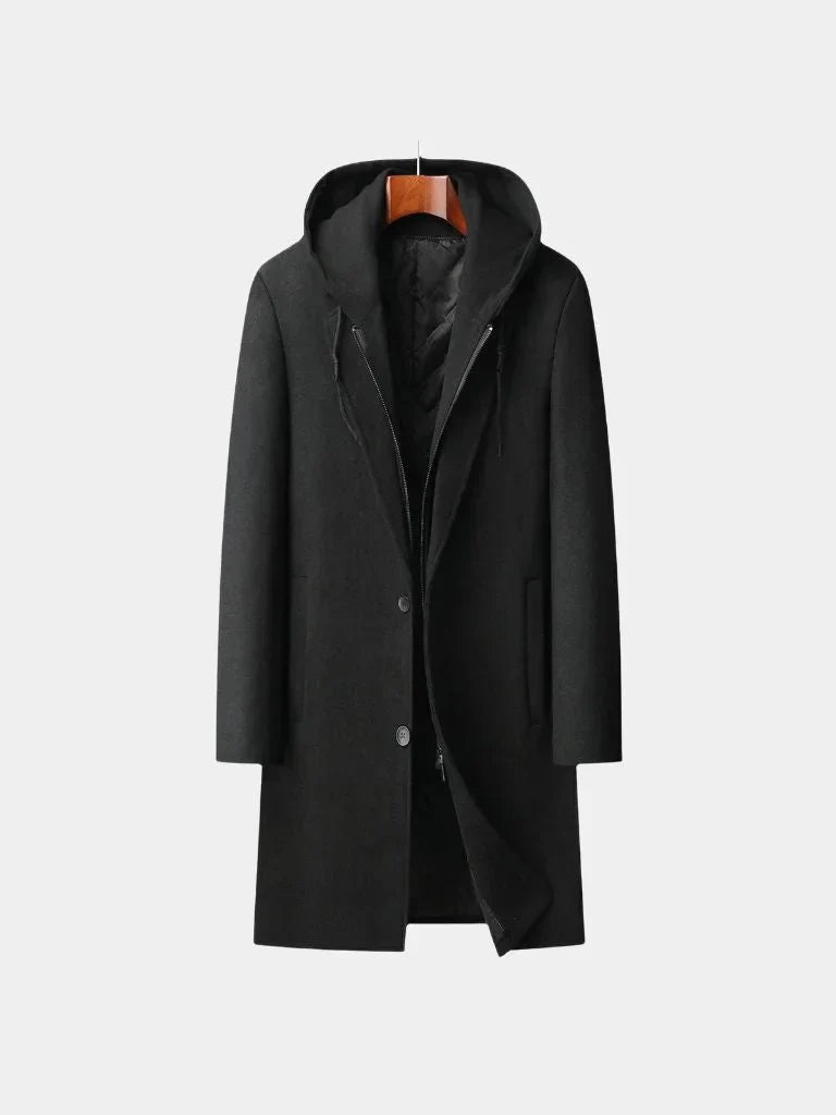 Metropolitan Hooded Overcoat | Savile & Co.