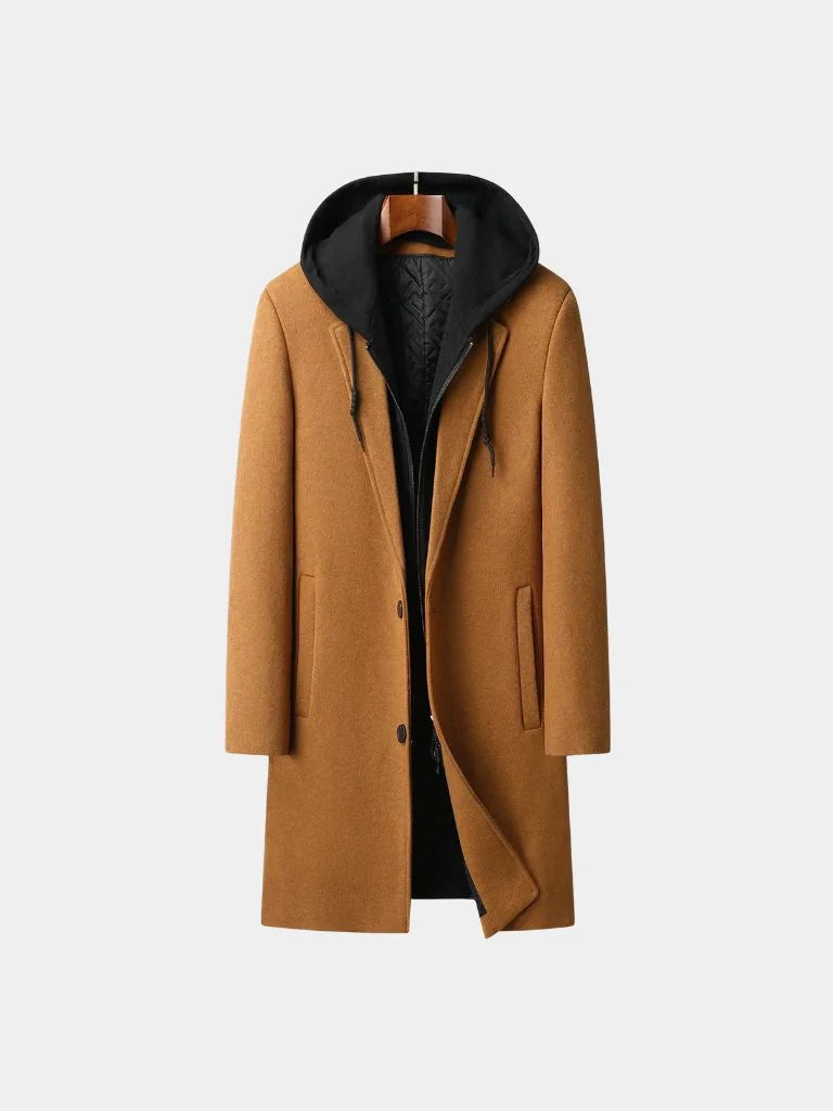 Metropolitan Hooded Overcoat | Savile & Co.