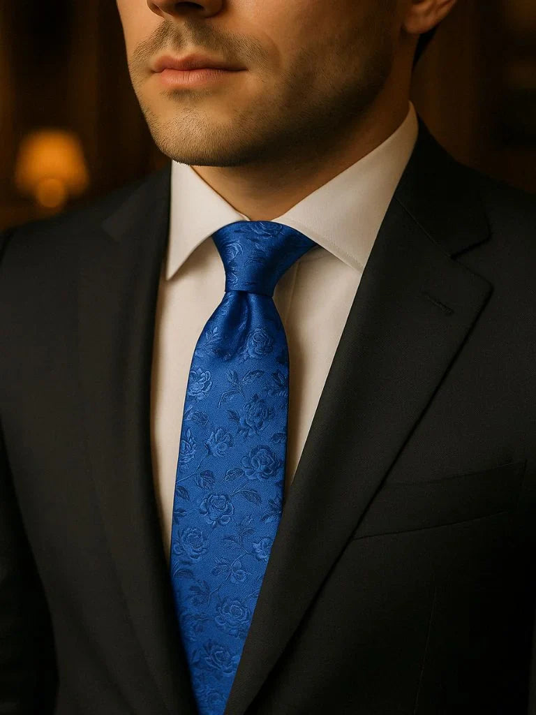 Midnight Petal Vintage Tie | Savile & Co.