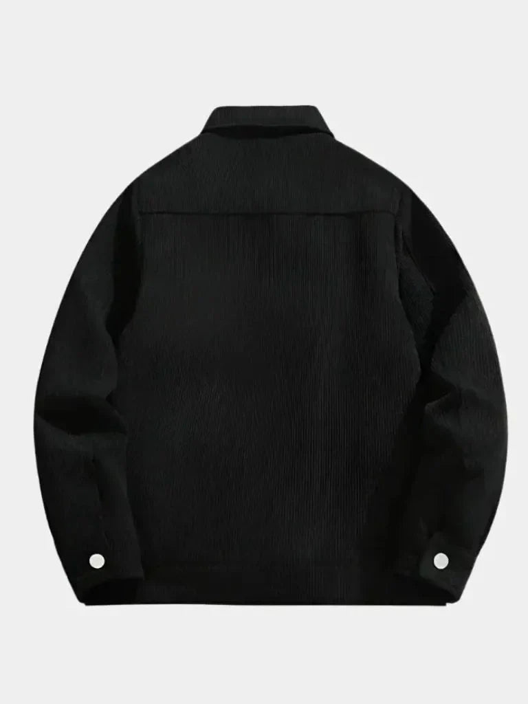 Minimalist Corduroy Sherpa Jacket | Savile & Co.