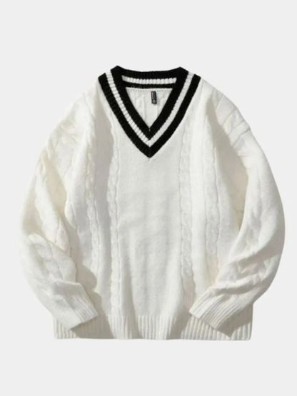 Minimalist V-Neck Sweater | Savile & Co.
