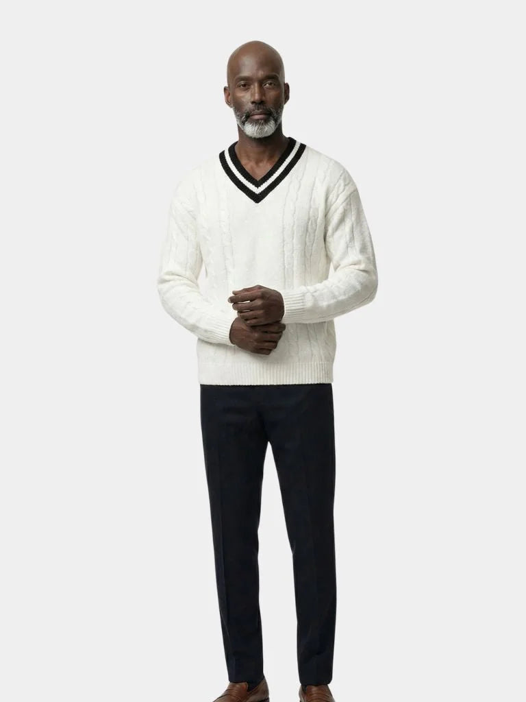 Minimalist V-Neck Sweater | Savile & Co.