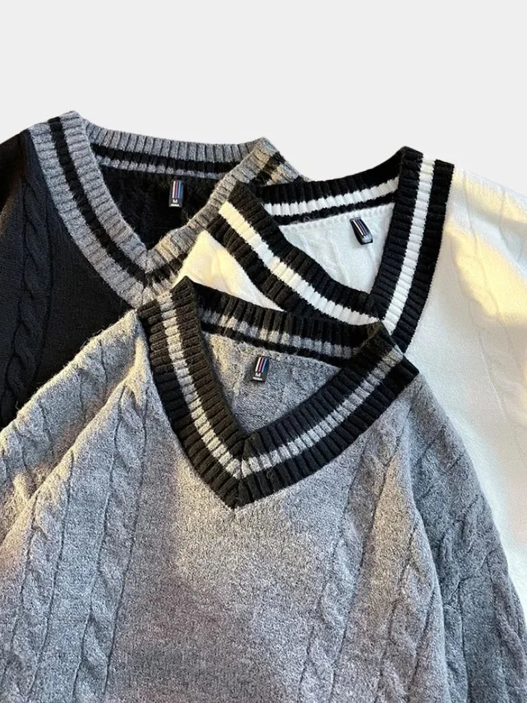 Minimalist V-Neck Sweater | Savile & Co.