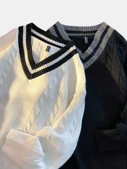 Minimalist V-Neck Sweater | Savile & Co.