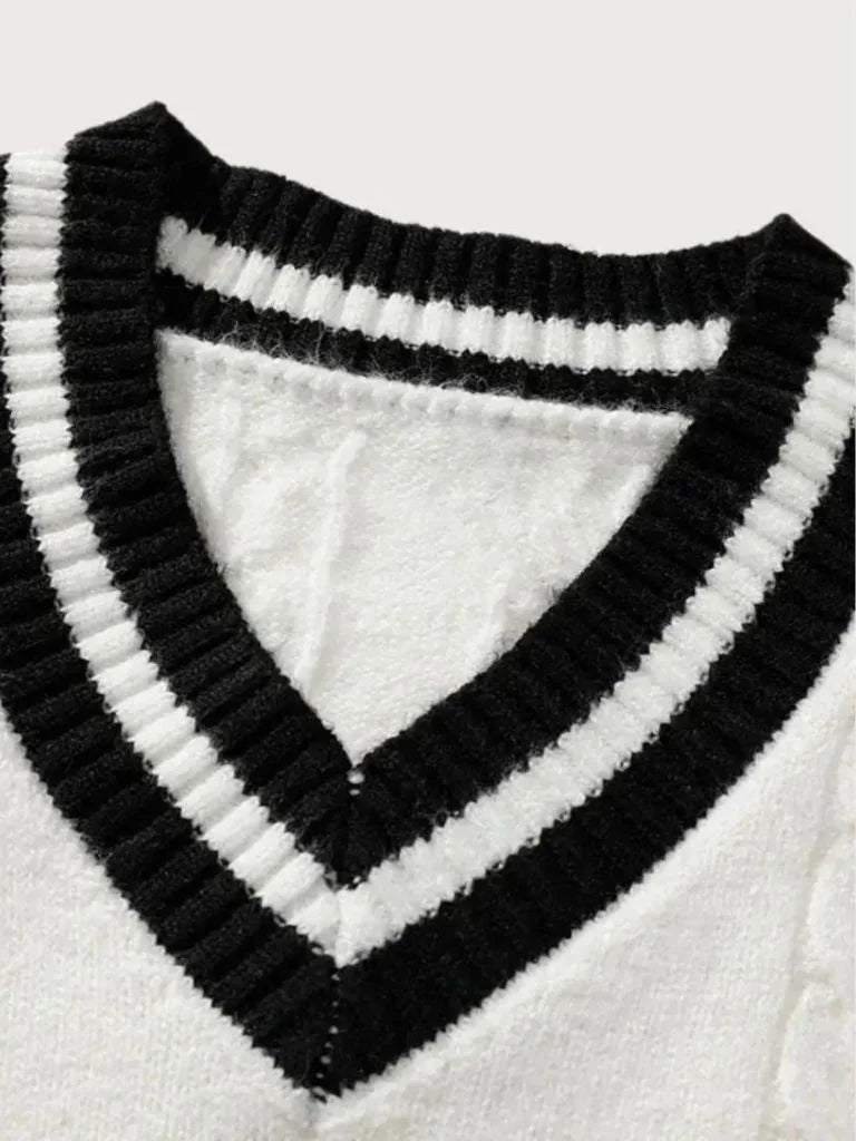 Minimalist V-Neck Sweater | Savile & Co.