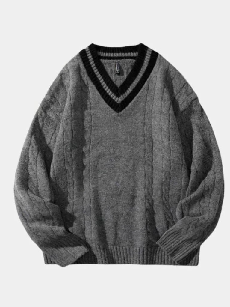 Minimalist V-Neck Sweater | Savile & Co.