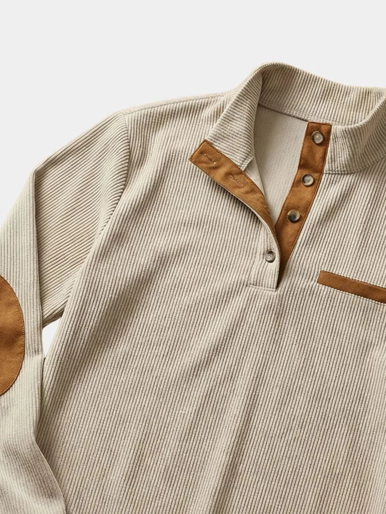 Monaco Casual Henley Pullover | Savile & Co.