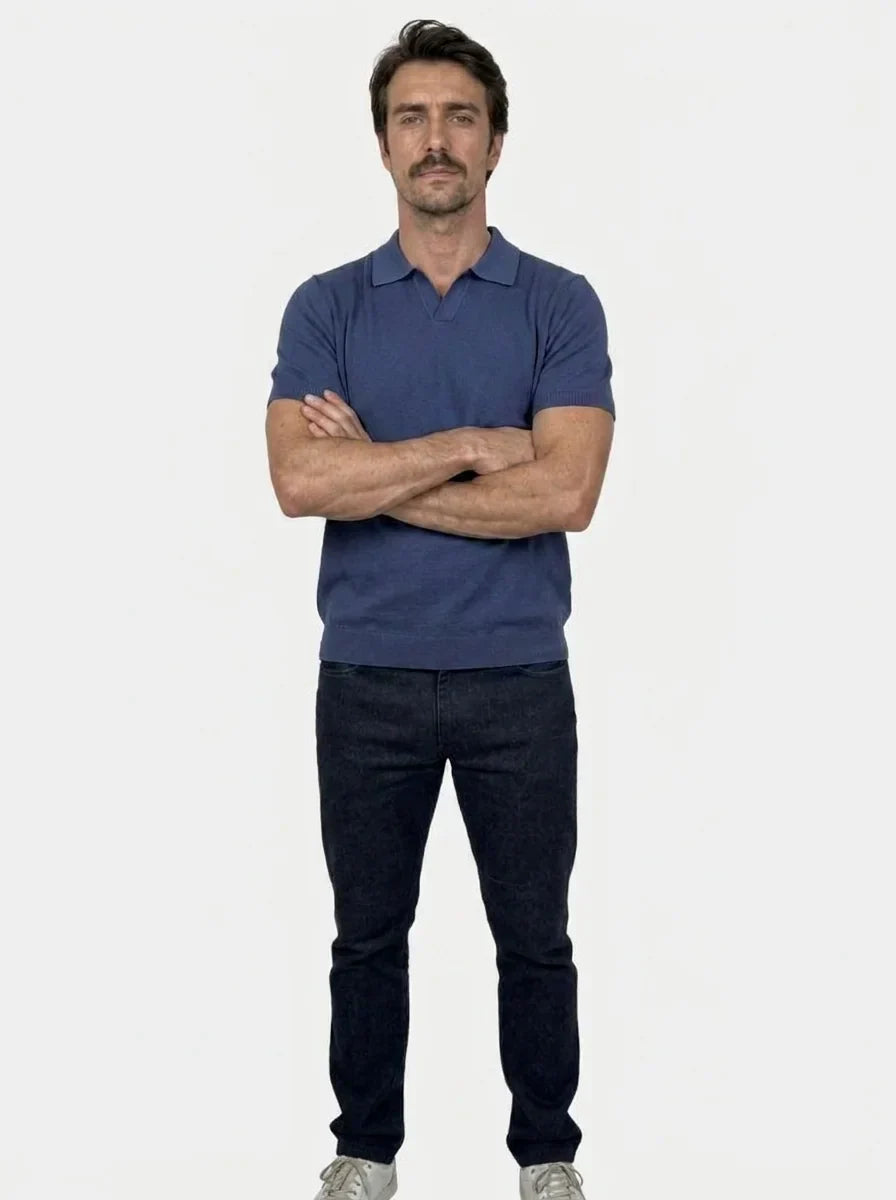Navy Class Polo | Savile & Co.