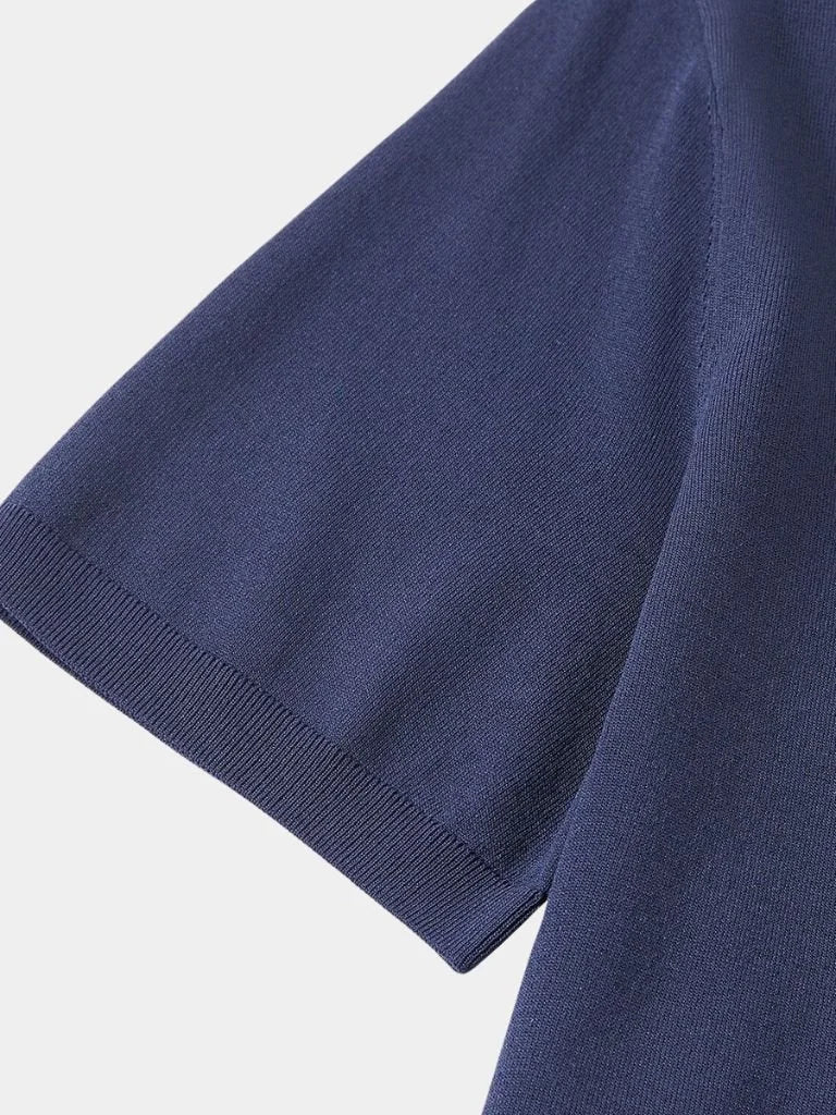 Navy Class Polo | Savile & Co.