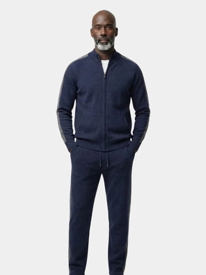 Navy Heritage Cashmere Set | Savile & Co.