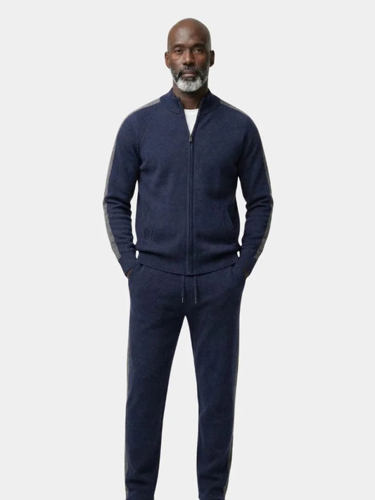 Navy Heritage Cashmere Set | Savile & Co.