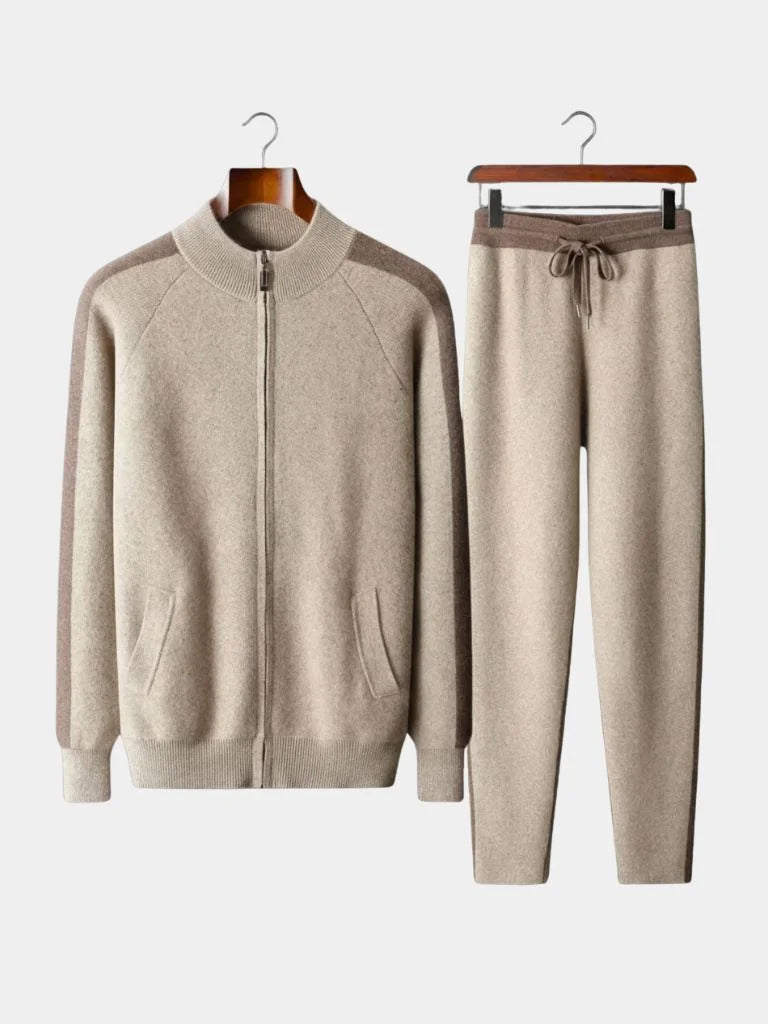 Navy Heritage Cashmere Set | Savile & Co.