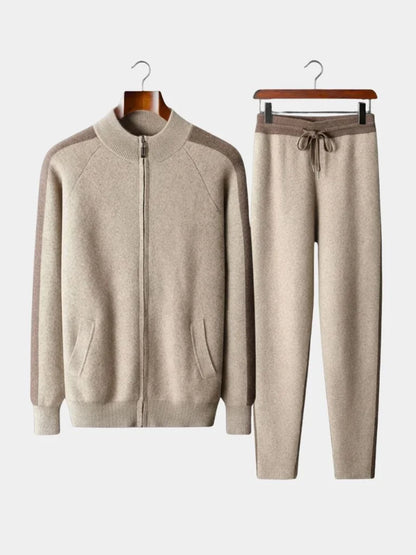 Navy Heritage Cashmere Set | Savile & Co.