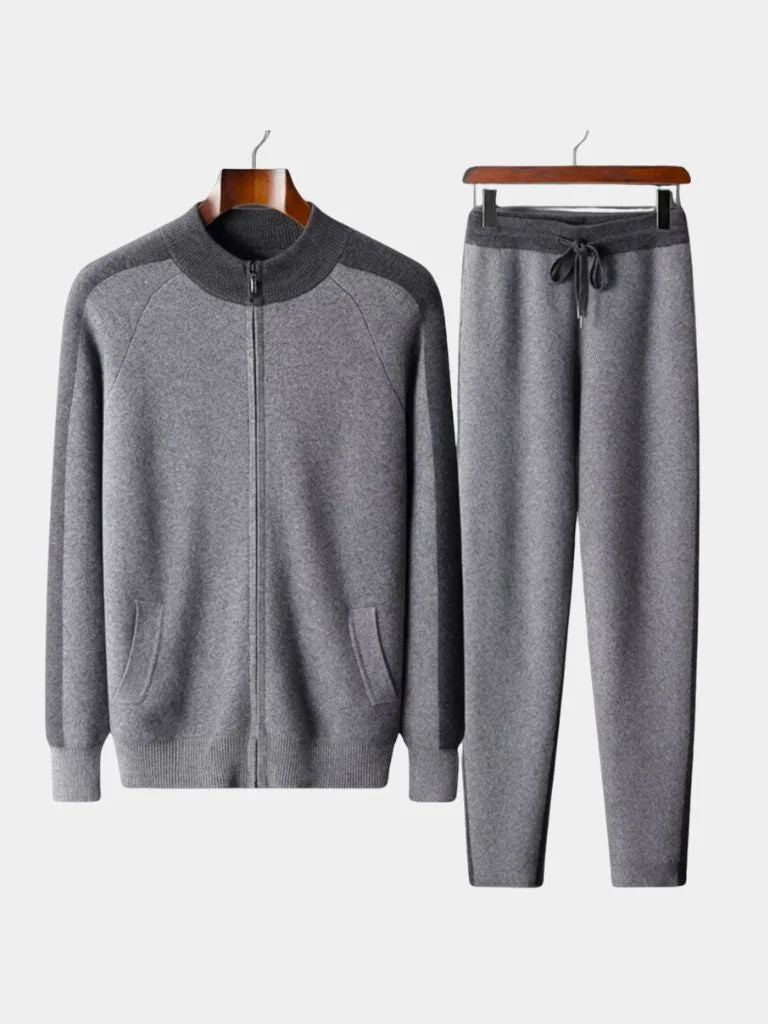 Navy Heritage Cashmere Set | Savile & Co.