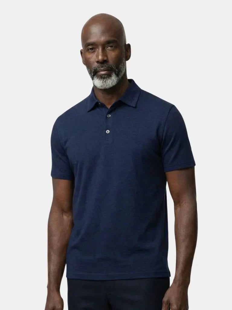 Navy Windsor Polo | Savile & Co.