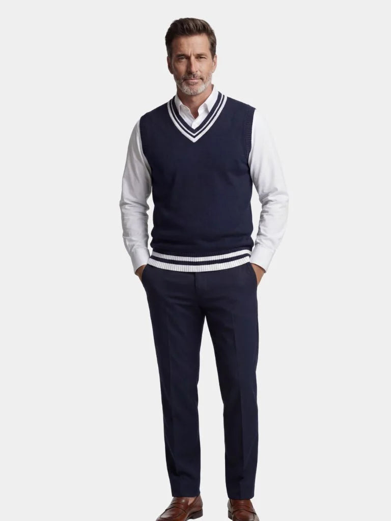 Old Money Essential Knit Vest | Savile & Co.