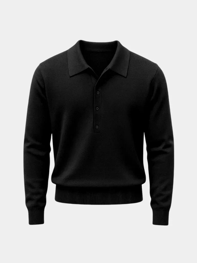 Old Money Knit Polo Pullover | Savile & Co.