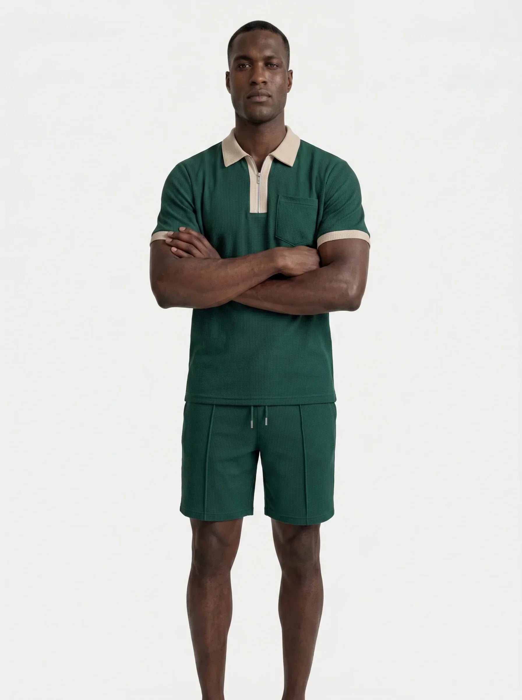 Precision Grid Zipper Set | Savile & Co.
