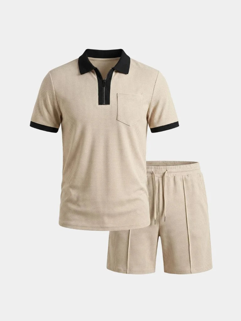 Precision Grid Zipper Set | Savile & Co.