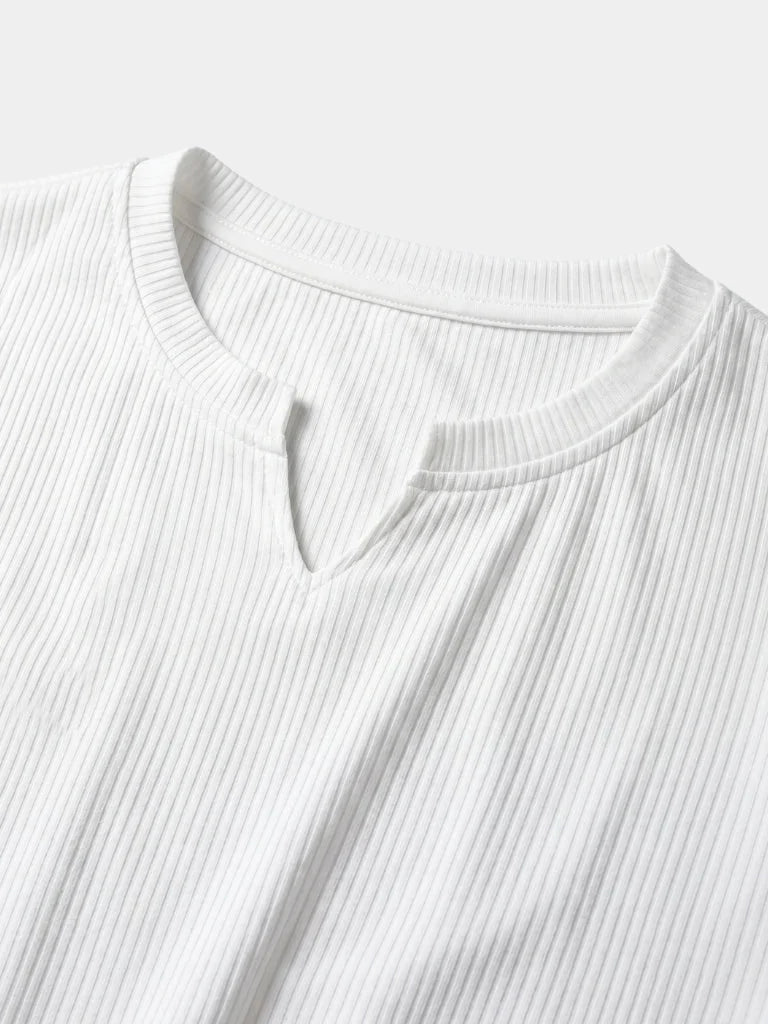 Precision Ribbed Muscle T-Shirt | Savile & Co.