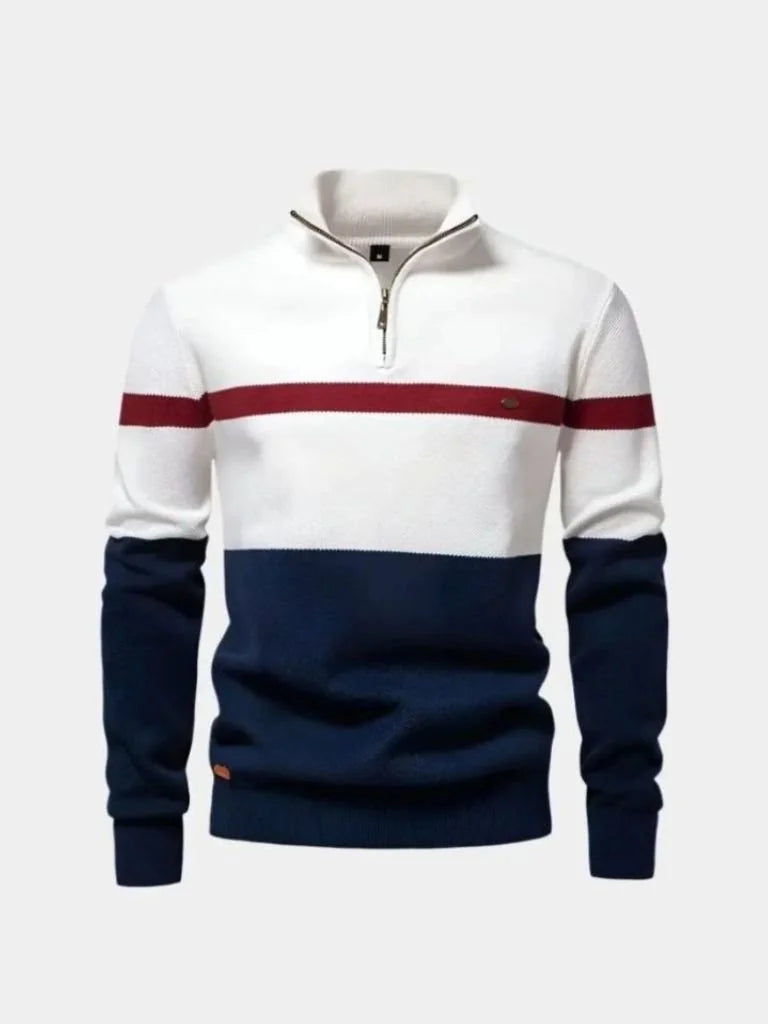 Quarter-Zip Jumper Sweater | Savile & Co.
