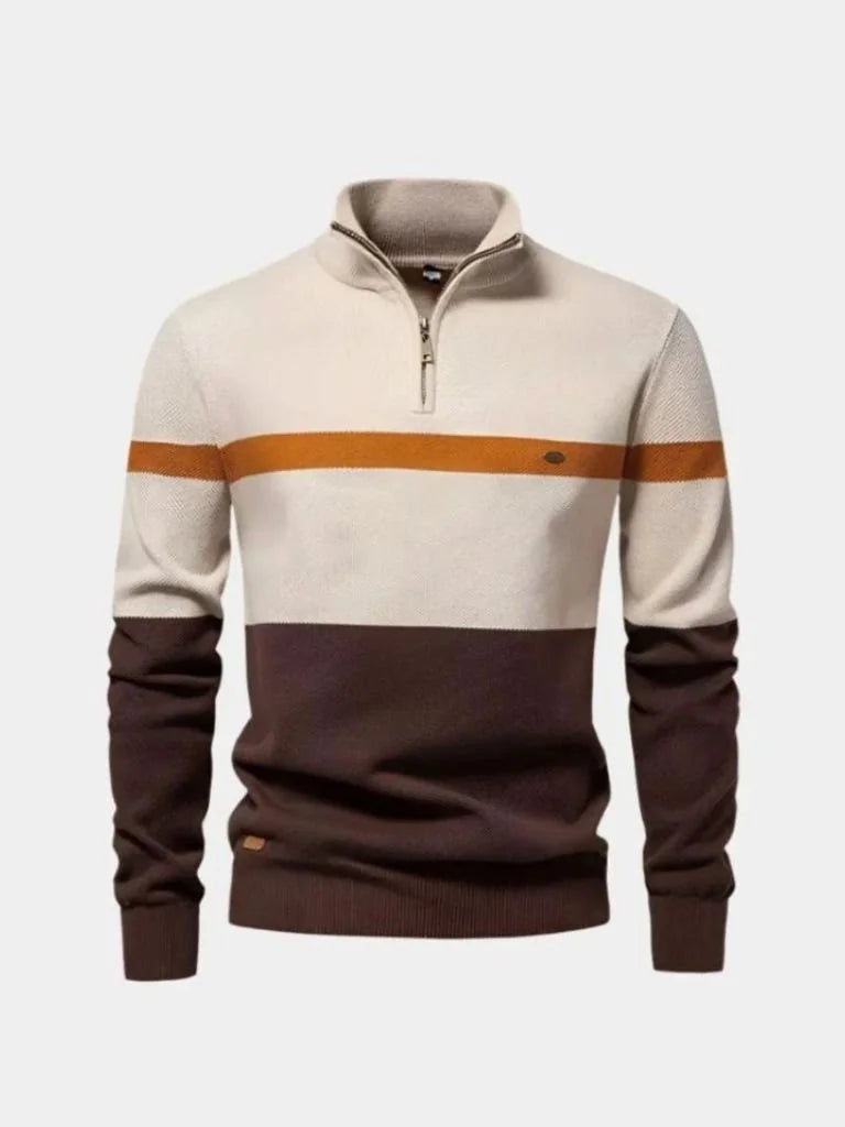 Quarter-Zip Jumper Sweater | Savile & Co.