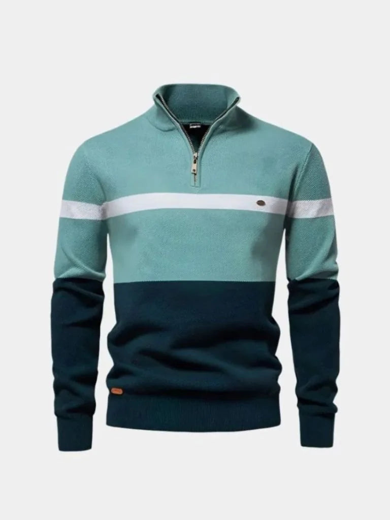 Quarter-Zip Jumper Sweater | Savile & Co.