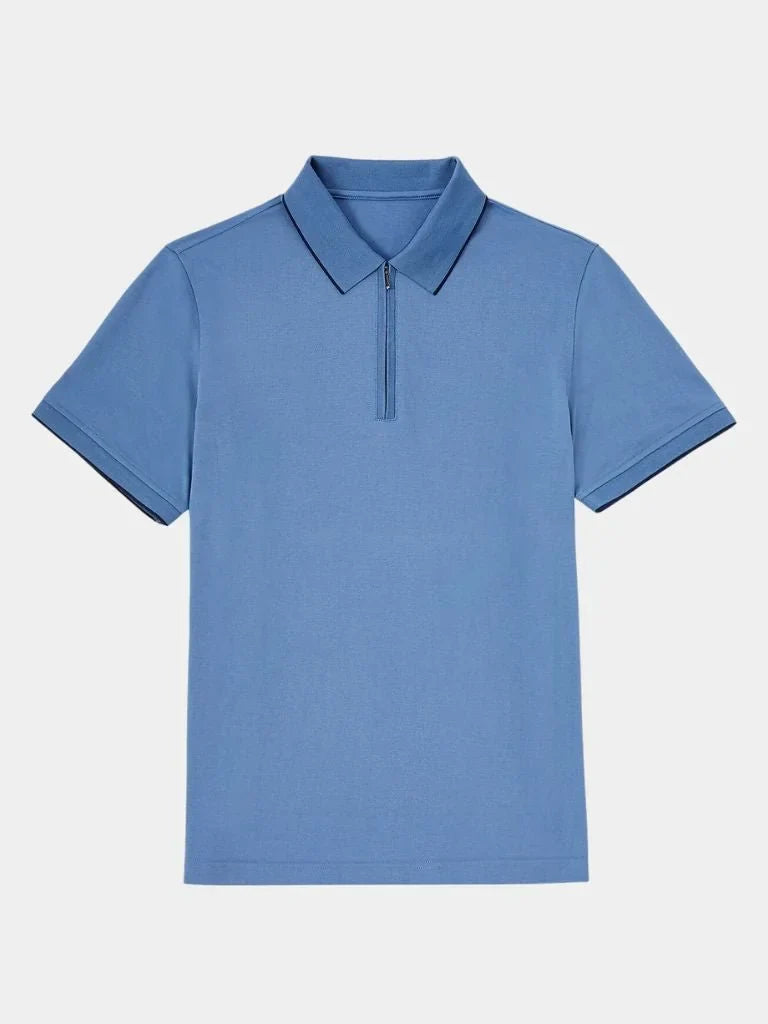 Regis Quarter Zip Polo | Savile & Co.