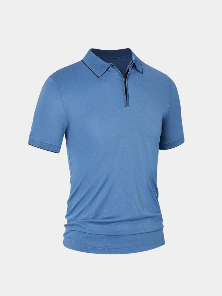 Regis Quarter Zip Polo | Savile & Co.