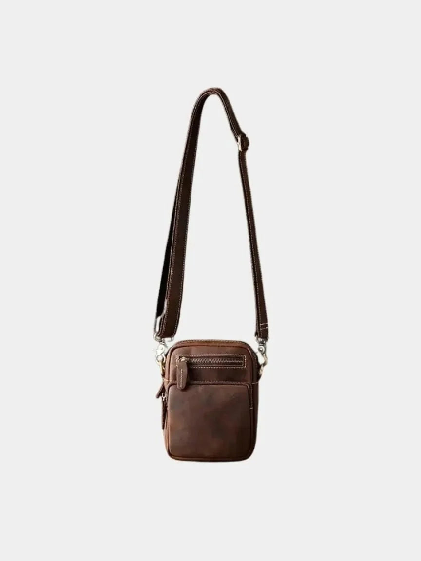 Retro Leather Men's Shoulder Bag | Savile & Co.