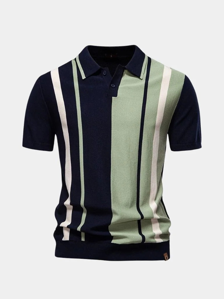 Retro Stripe Polo | Savile & Co.