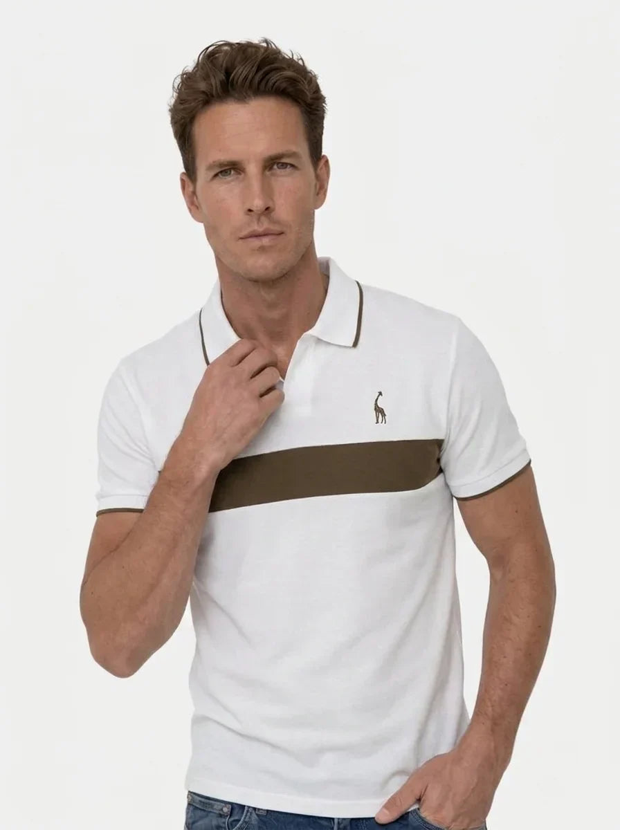 Savanna Stripe Polo | Savile & Co.