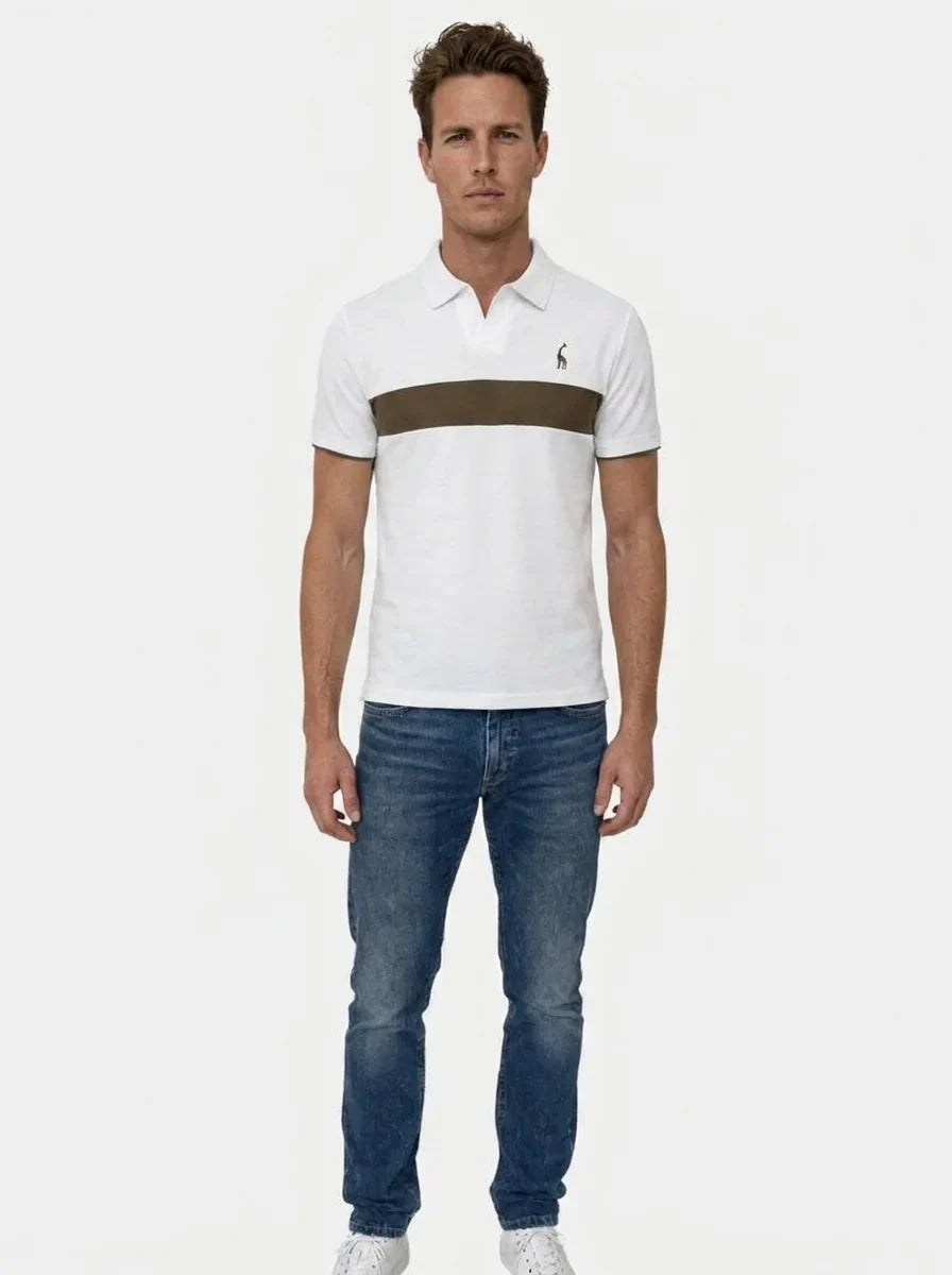 Savanna Stripe Polo | Savile & Co.