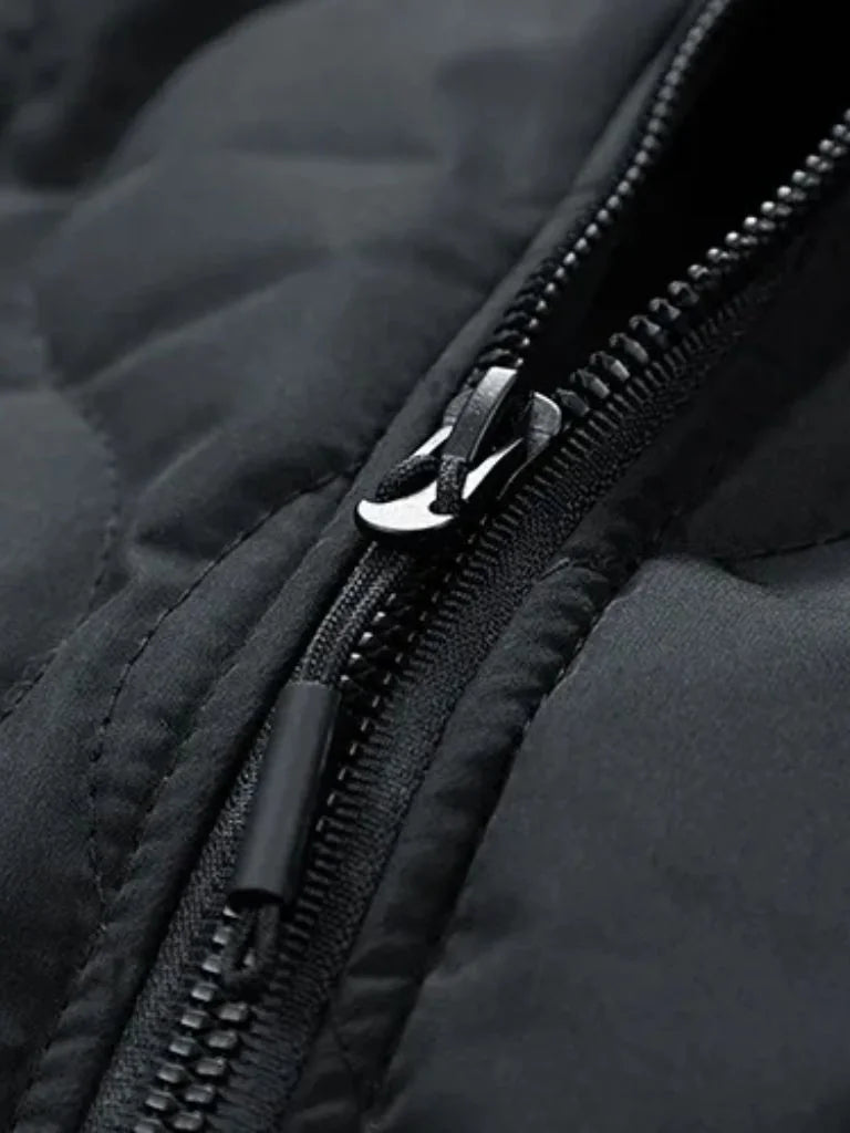 Sherpa Sleeves Padded Bomber Jacket | Savile & Co.