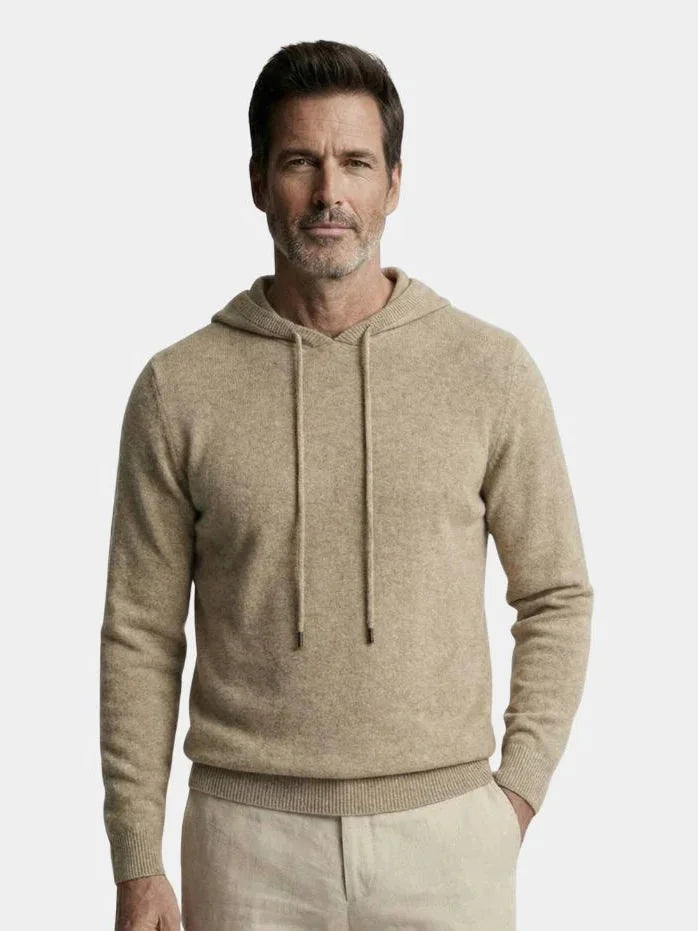 100% Cashmere Hooded Sweater | Savile & Co.
