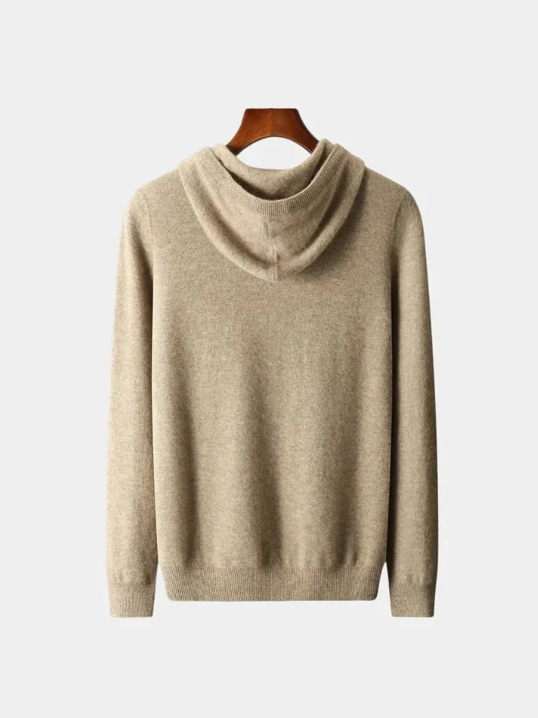100% Cashmere Hooded Sweater | Savile & Co.