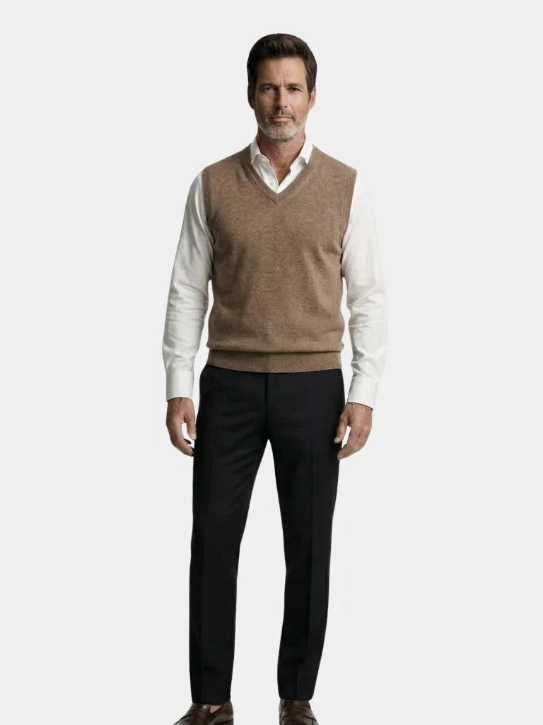 100% Merino Wool Sweater Vest | Savile & Co.