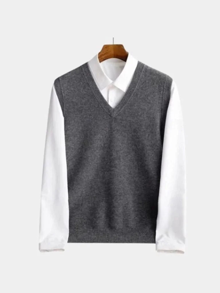 100% Merino Wool Sweater Vest | Savile & Co.