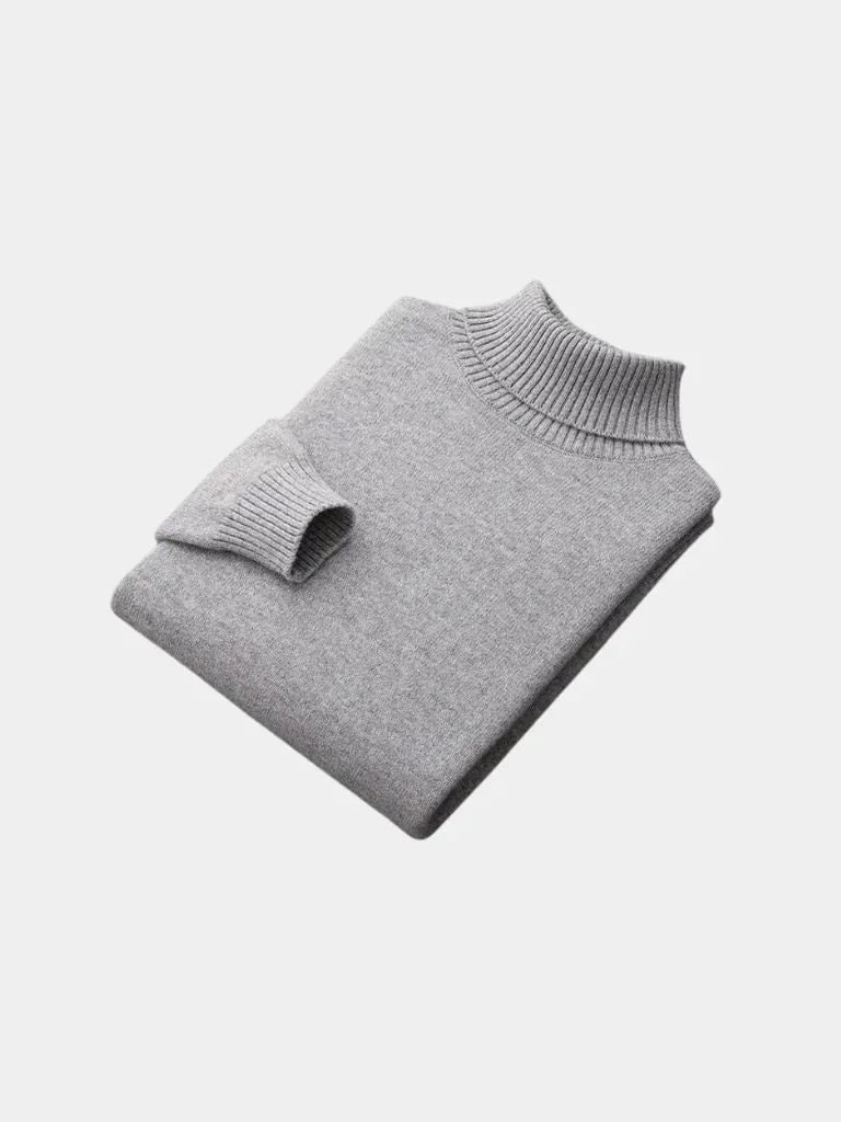 100% Merino Wool Turtleneck Sweater | Savile & Co.