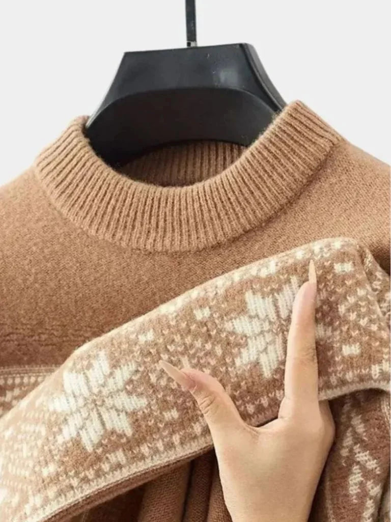 100% Wool Fair Isle Pullover Sweater Jumper | Savile & Co.