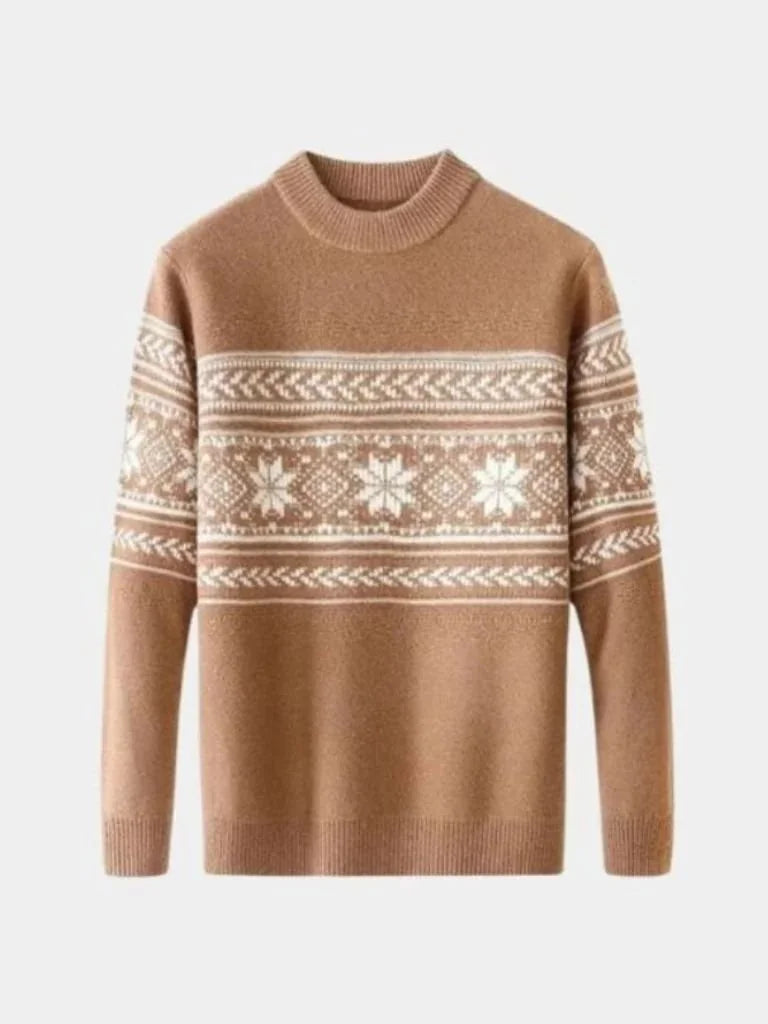100% Wool Fair Isle Pullover Sweater Jumper | Savile & Co.