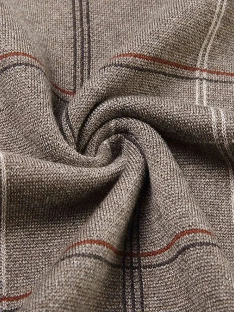 Academic Checkered Knit Vest | Savile & Co.