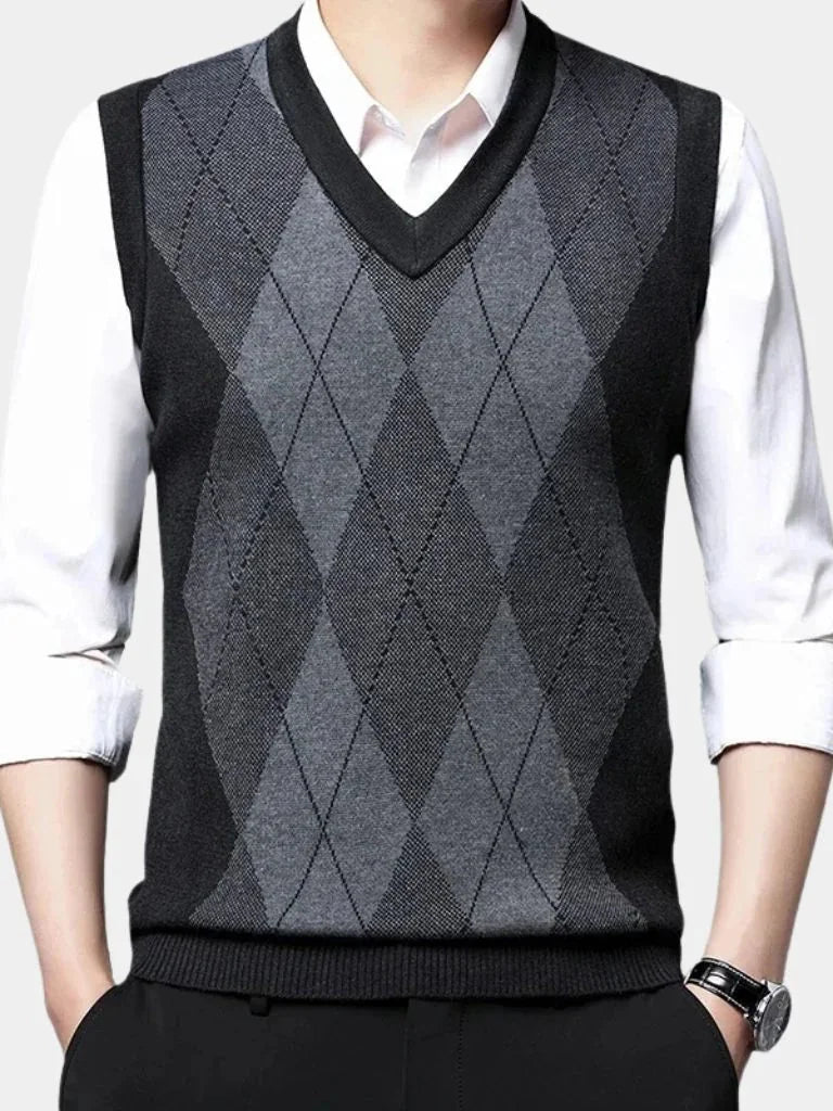 Academic Essential Knit Vest | Savile & Co.