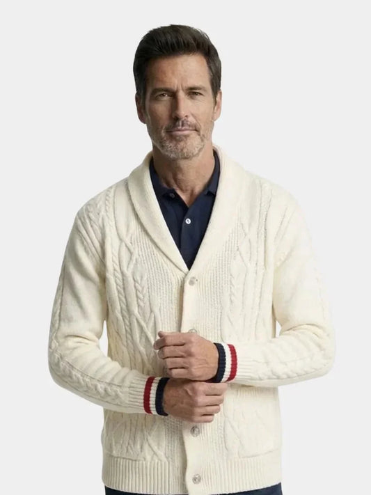 Academy Shawl-Neck Knit | Savile & Co.